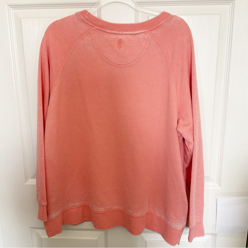 NEW Free People Movement Distress With Pockets Sweatshirt SMALL - Picture 8 of 10